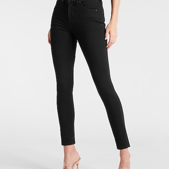 Express Mid Rise Skinny Jeans